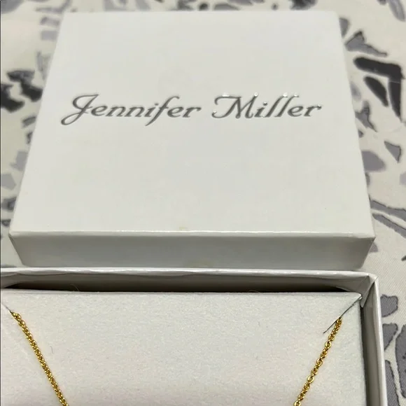 Elegant Gold and Silver Pendant Necklace by Jennifer Miller - Picture 3 of 4